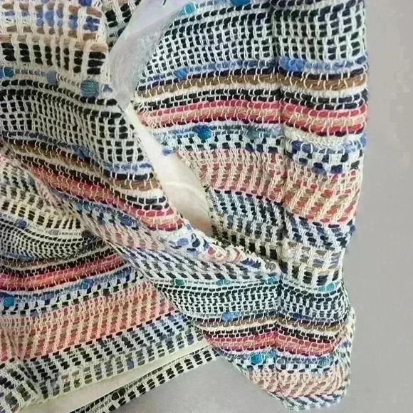 Joie Merci Textured Multi Color Shorts Size 12 - Picture 11 of 13